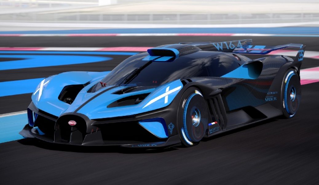 Bolide, el Track Car de Bugatti