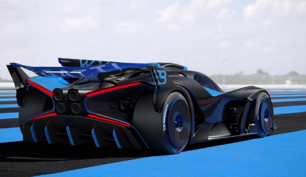 Bolide, el Track Car de Bugatti